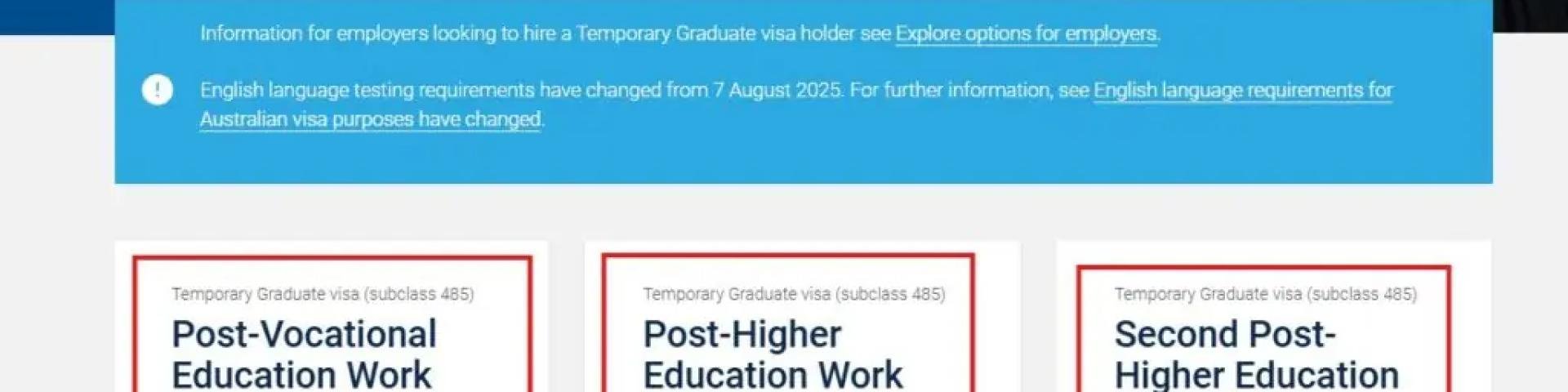 Post-Study Visa Options