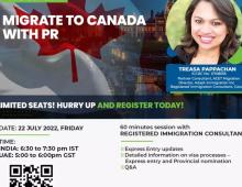 Migrate to Canada with PR