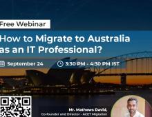 Migrate to Australia as an IT Professional